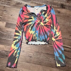 Vibrant Tie-Dye Long Sleeve Shirt